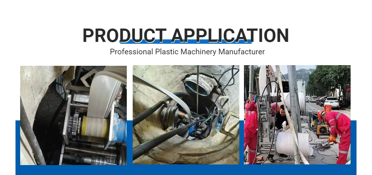 Dn3003000mm Spiral Wound Pipe Repair Machine For Trenchless Pipe