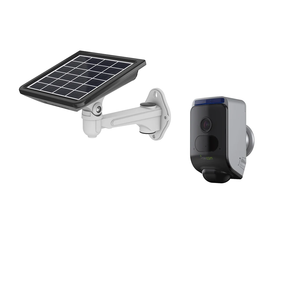 Freecam Solar Powered Security Camera Automatic Siren And Flash Alarm Wire Free Outdoor Motion Activated Two Way Talk C390s Buy 1080p Hd Ip Security Camera Outdoor Hd Wifi Ip Camera Wifi Camera With Sdk Hidden Camera