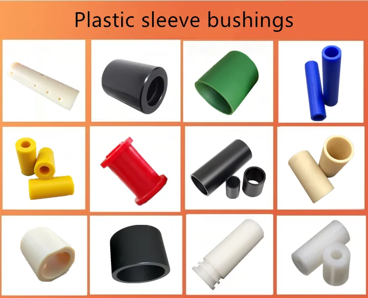 Highperformance Plastic Flanged Nylon Pom Ptfe Bushings,Cnc Machining