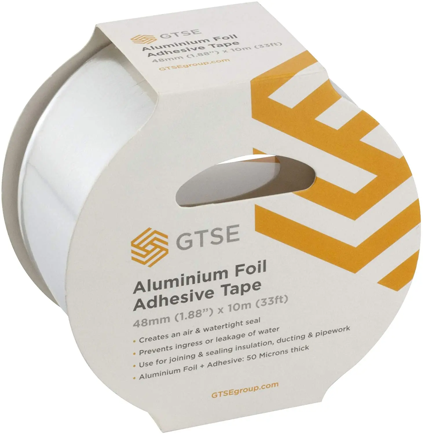 GTSE Wide Adhesive Masking Tape White 100mm (4) x 50m