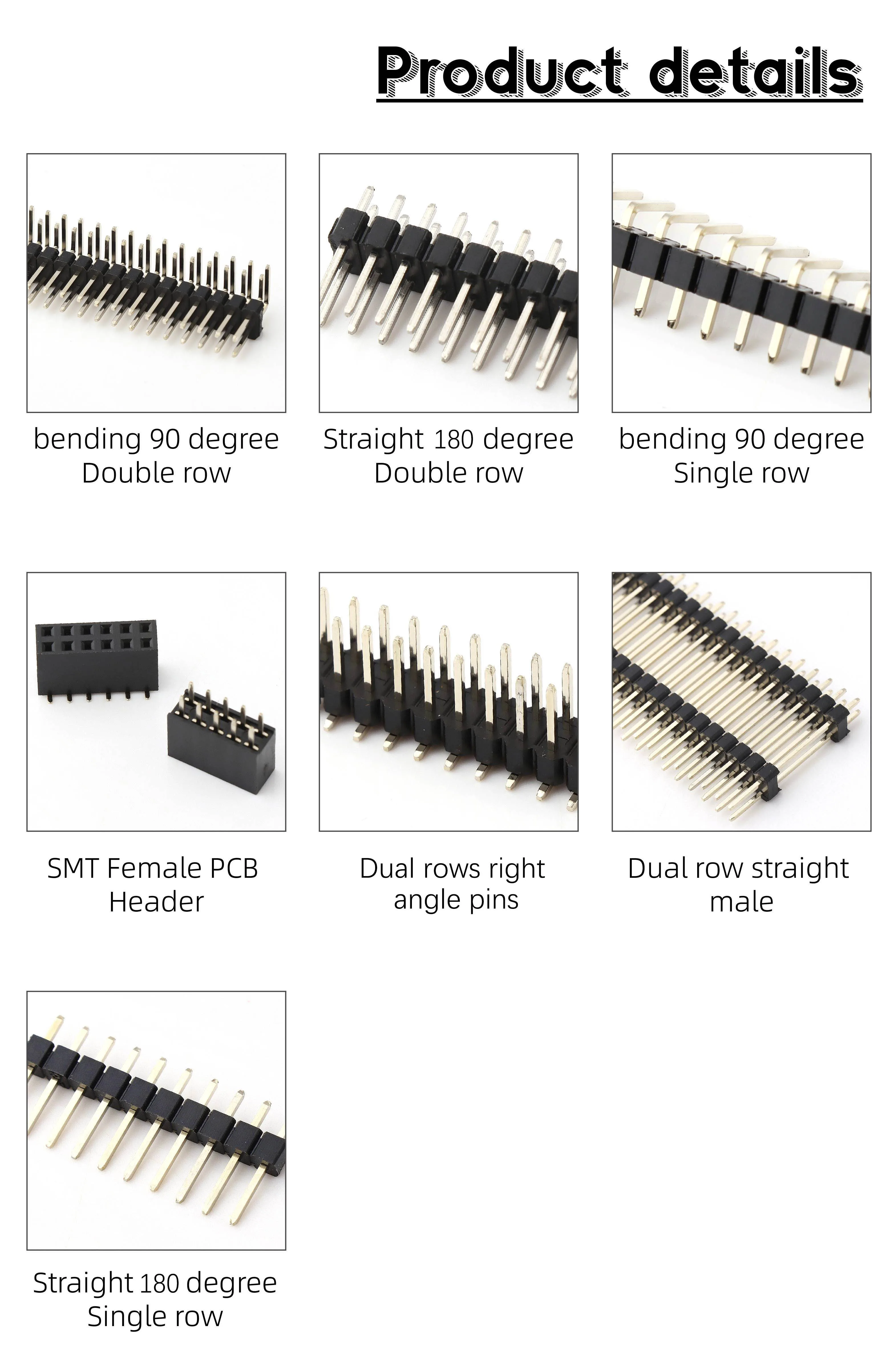 2*15pins Male Pin Header Connector Pcb Board 30 Pin Vertical Dip Double