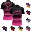 Striped Black and Pink