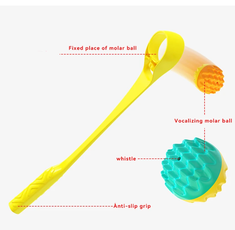 NEW Pet Supply Factory Wholesale Company's New  Bite Sound Dog Toy Outdoor Ball Thrower details