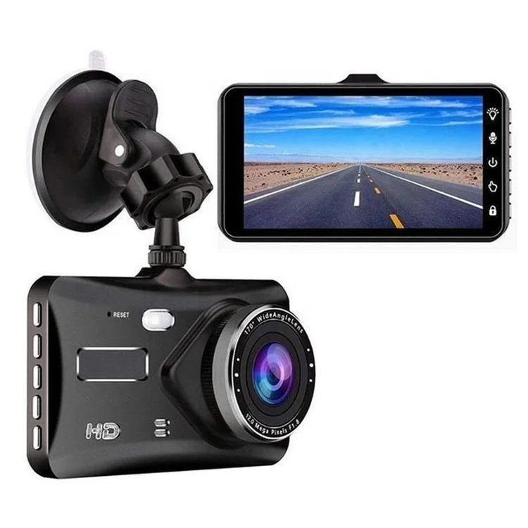 Gelentea Caméra de voiture DVR USB avec vision nocturne détection de mouvement surveillance de stationnement enregistrement en boucle 