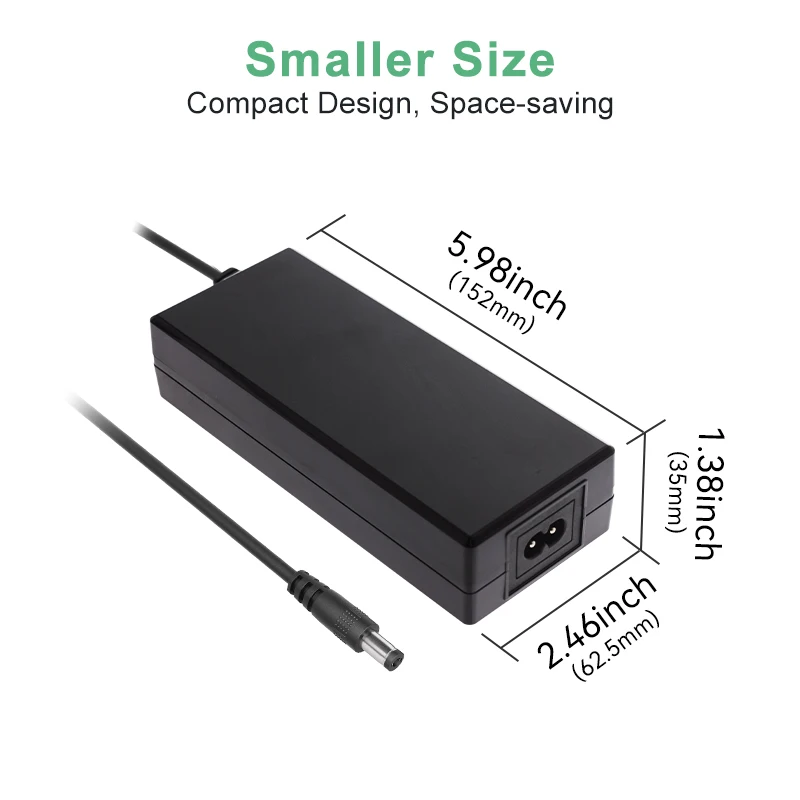 24W-200W Kc CE UL SAA Power Adaptor 150w 5v 12v 15v 19v 24v 36v 48v 3a 3.5a 4a 4.5a 5a 6a 7a 8a 12v 10a Ac DC Power Adapter