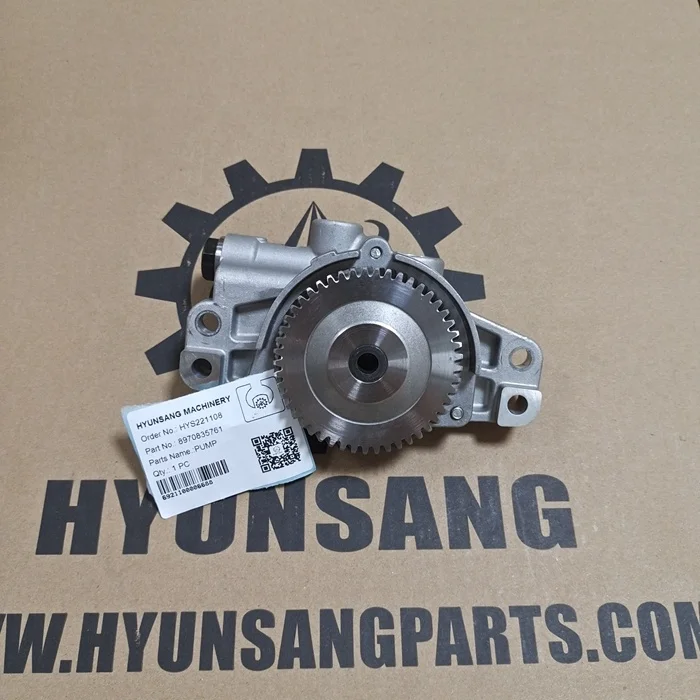 専用① High Quality Oil Pump 8970835761 for Excavators ZX75-ZX85