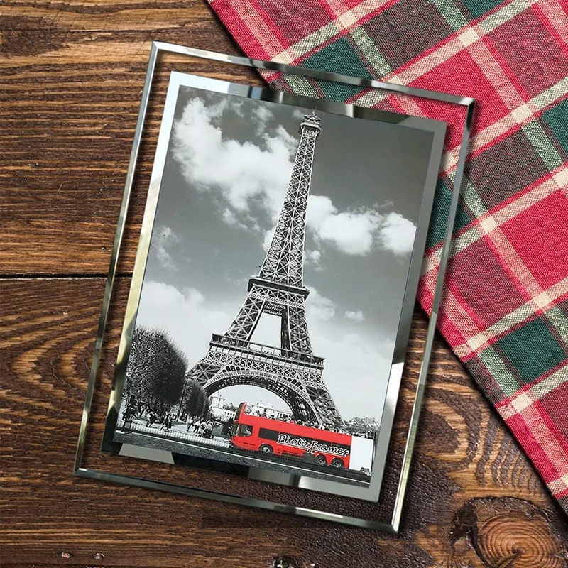 Frames Picture Clear Glass Photo Frame Amazo Hot Sale Silver Glass Picture Frames For Girls