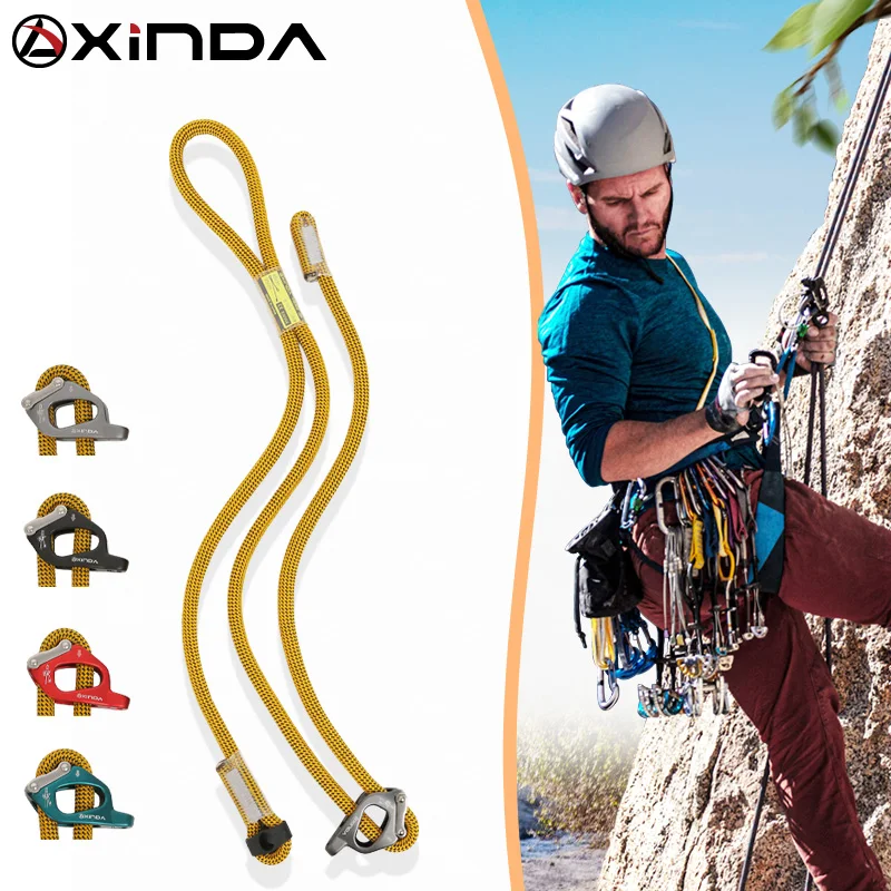 XINDA personal protective rock mountain climbing lanyard with adjuster ...