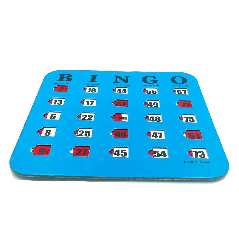 
 5 шт. пальца затвора Экстра Толстая прошитая Quick Clear быстрого сброса затвора бинго карты с большой вкладки  