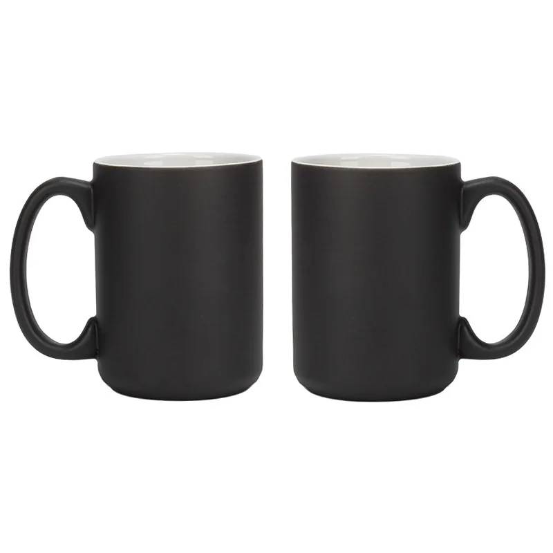 RubySub 15oz Matte Sublimation Magic Mug Heat Sensitive Mug Color Changing  Mug Cup