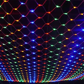 Wholesale Long Rang Safety Net Shaped Led Fariy Wall Light For Festival Decoration