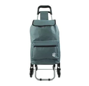 High Quality Foldable Shopping Trolley Bags Portable Customized Supermarket 6 Wheels Climbing Shopping Cart