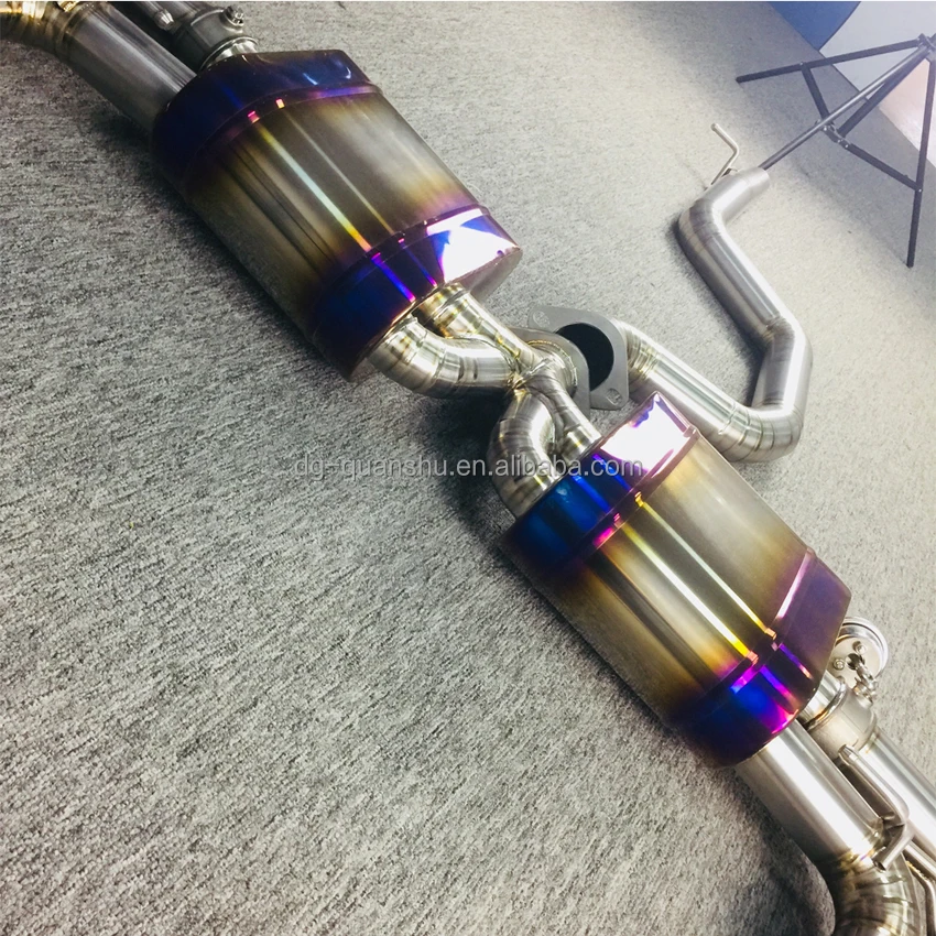 Exhaust Catback With Valve for Audi TT TTS MK2  8J Titanium Exhaust Catback