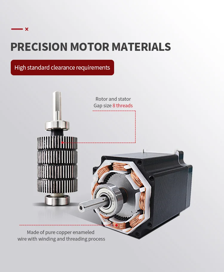 product hanpose through screw motor 24v 28a 126ncm 57ha56 t104 200mm for medical machinery linear through screw stepper motor nema23755-5