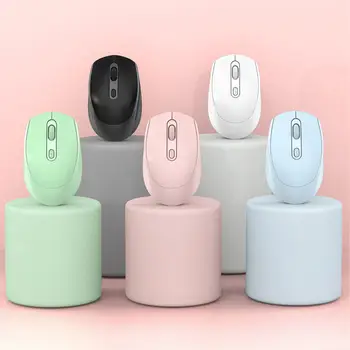 Convenient mini laptop computer wireless mouse ergonomic optical quiet switch mouse wireless can Custom color