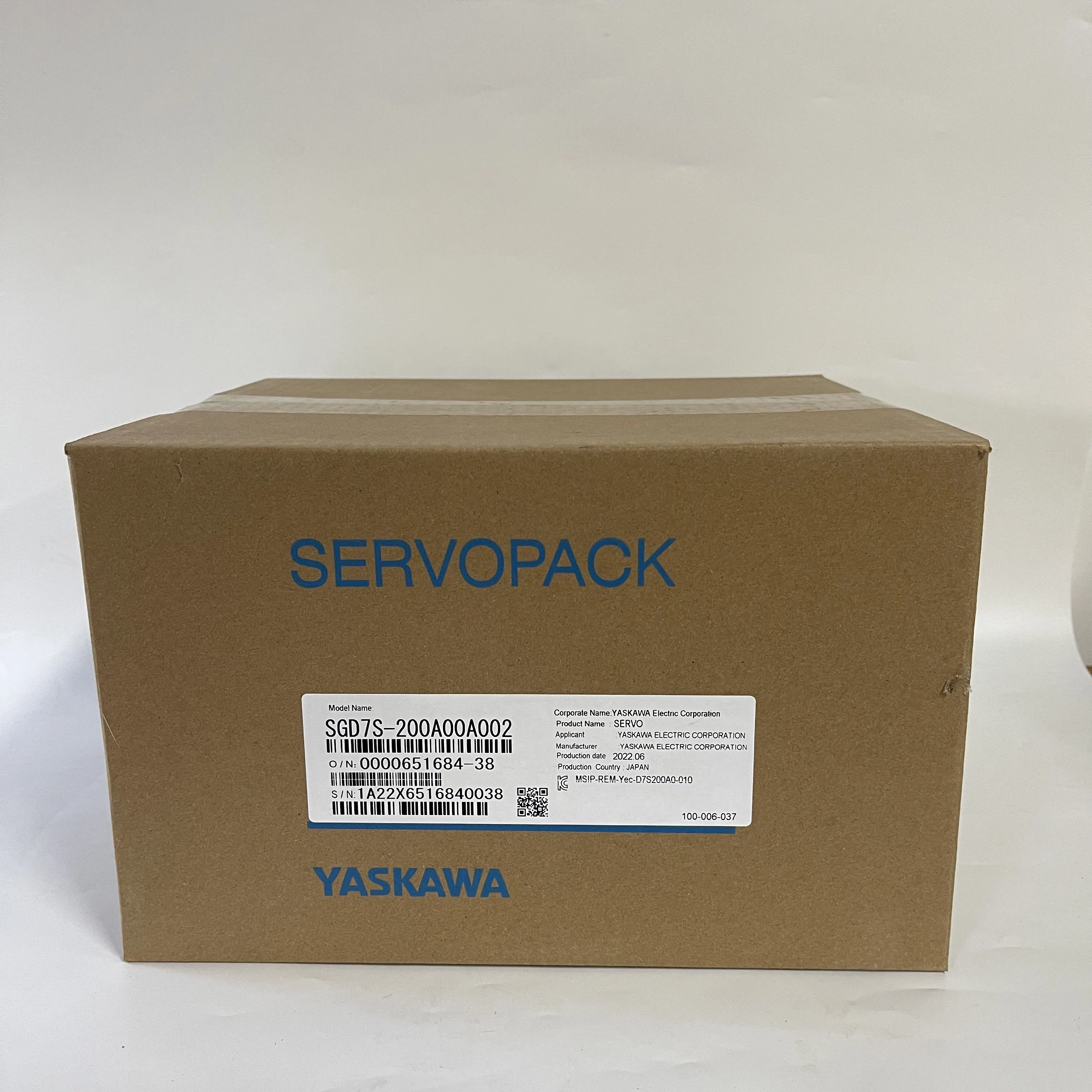 Yaskawa Servo Drive SGD7S-200A00A002 Yaskawa Servo Drive SGD7S-200A00A002