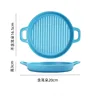 Blue small size-round baking pan