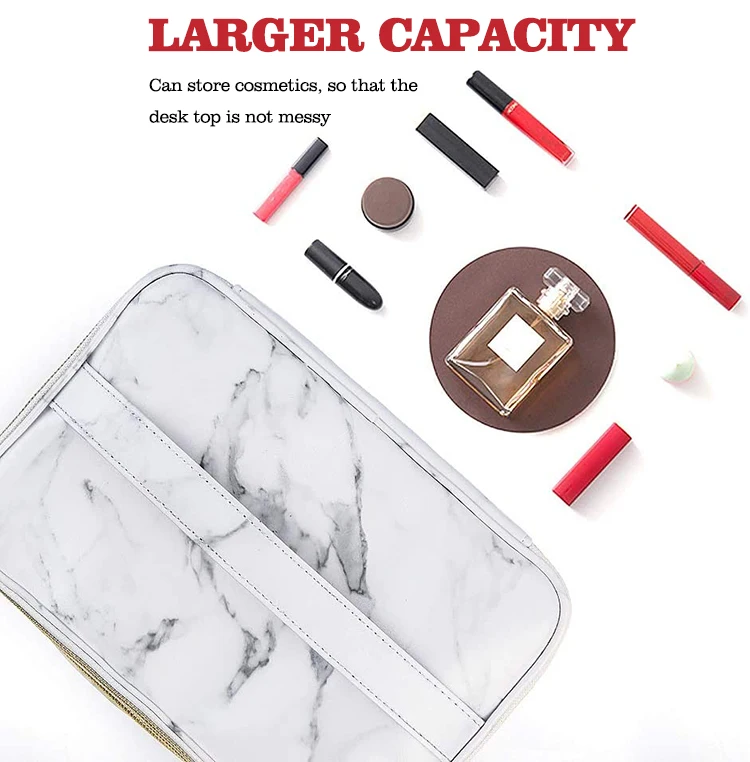 Cosmetic Bag Set Of 3 Makeup Bag For Purse Pouch Travel Beauty Zipper