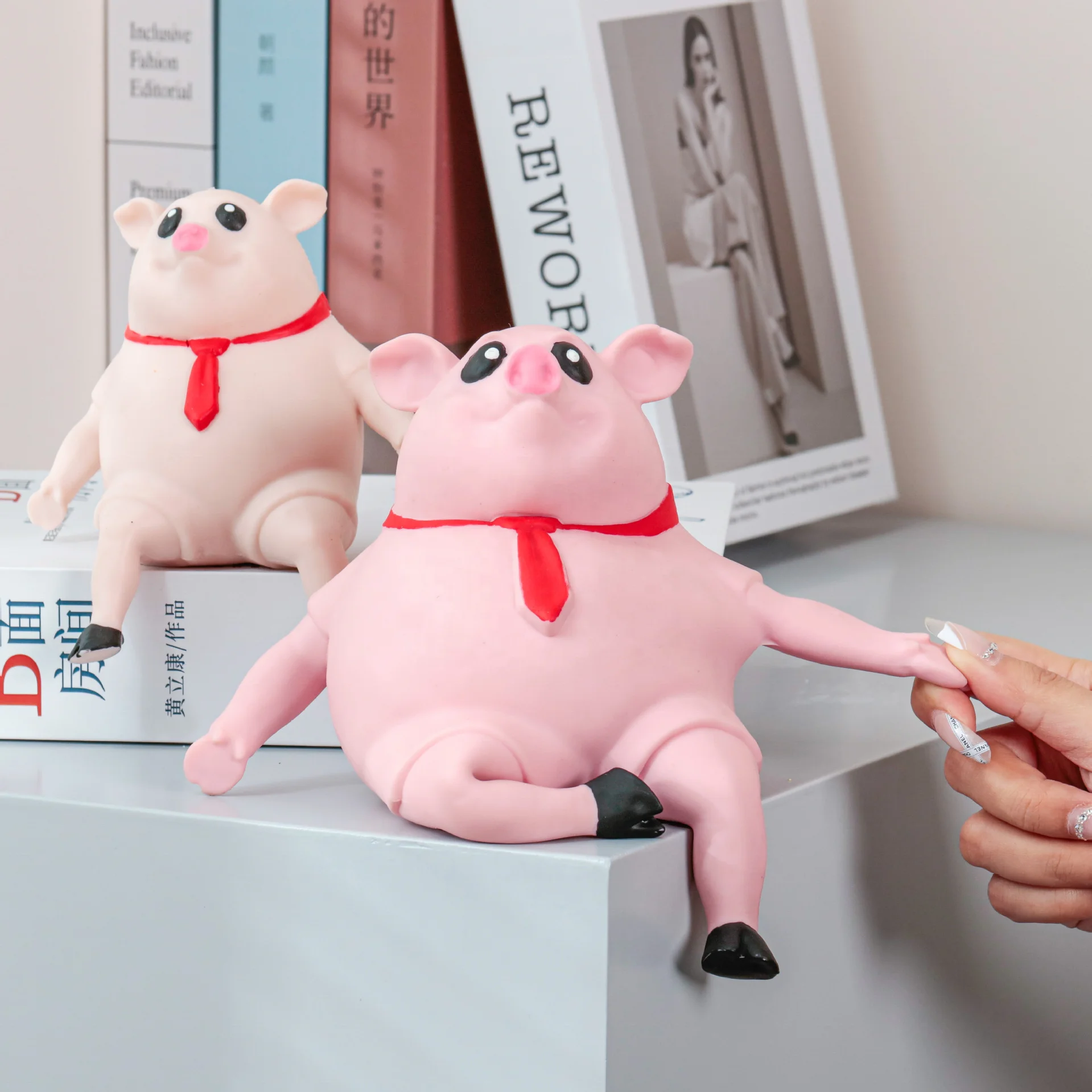 2023 Custom Magic Sand Squishy Pig Cute Anti-Stress Toy