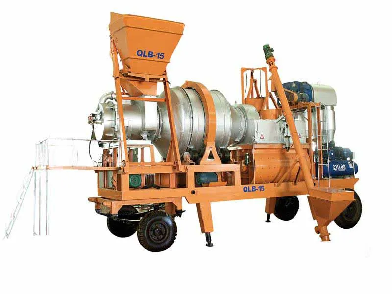 Mini Mobile Asphalt Batching Plant 10tons Per Hour