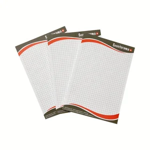 Wholesale Custom Logo Printing A6 A5 A4 Office Paper Notepad Pad Tear off Writing Memo with Loose Leaf Feature