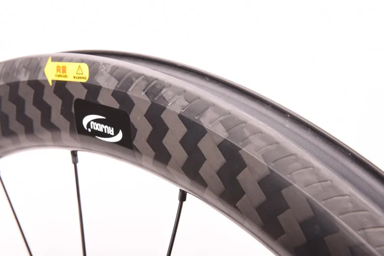 Set Di Ruote In Carbonio 50mm Per Bici Da Strada 700C – Cuscinetti Ceramici, Mozzo Frizione, Clincher - Foto 2