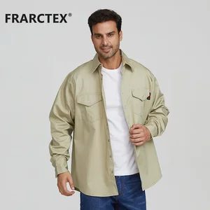 FRARCTEX Frc Mechanic Workwear Flame Resistant Oil & Waterproof Shirt for Workers Uniform