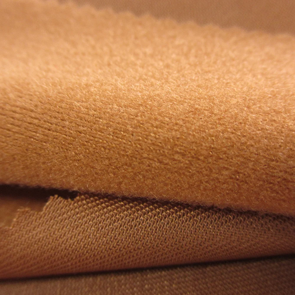 Unbroken Loop Fabric Back Side with Brushed China Bonding Fabric for Home Textile Garment Accessories