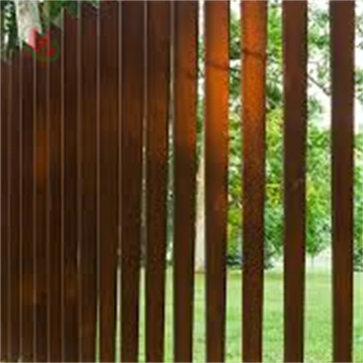 Yard Metal Fence Panels Fences Panels Laser Cut Fencing Panels Corten ...