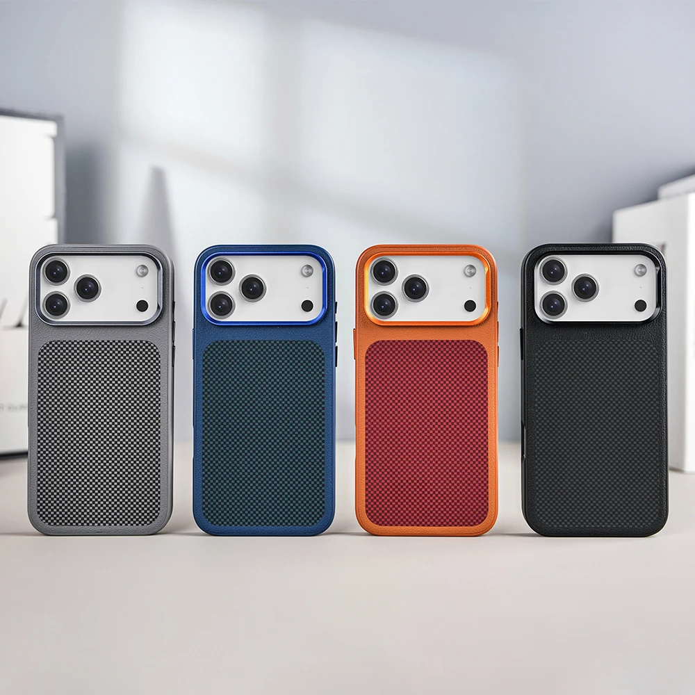 Joyporodo L159 Plaid Leather Phone Case