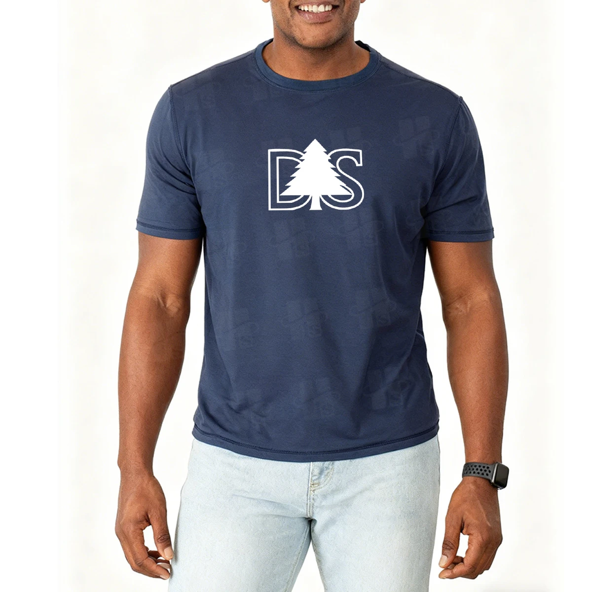 Design Men’s Round Neck Breathable Comfortable Running Sports Regular Fit Soft Tshirt Bamboo Fiber T-shirt