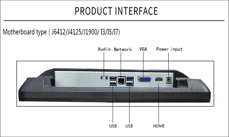 All In One POS machine Windows 15.6 inch POS Terminal Touch Screen POS Systems