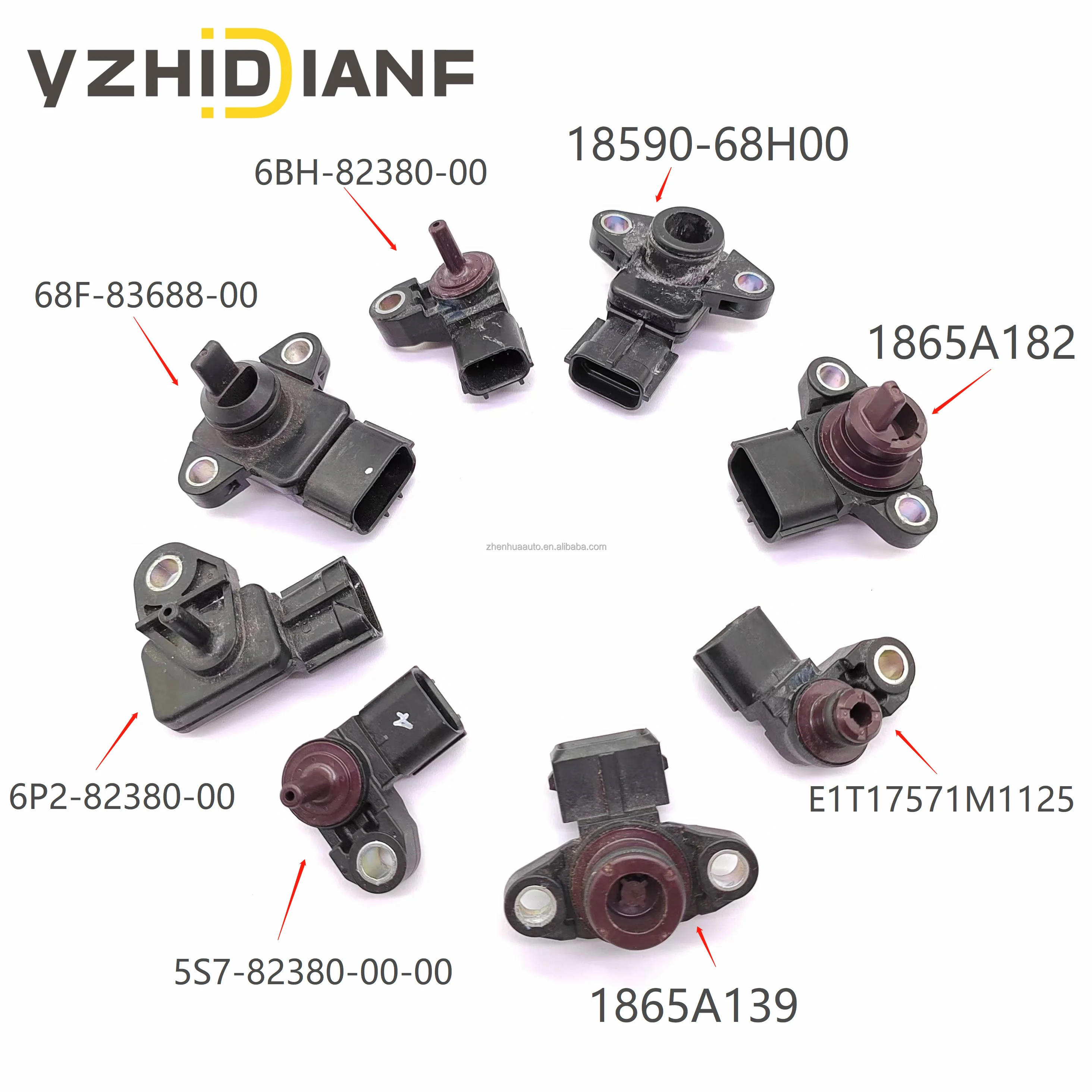 Manifold Absolute Pressure MAP Sensor 6P2-82380-00 for