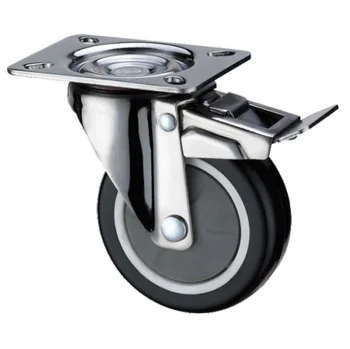 Customized Modern Commercial Wheels Standard Stainless Steel Medical Hospital Swivel Caster Wheels for Industrial Equipment Use