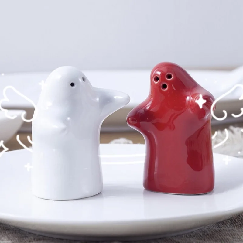 Wholesale Custom Mini Ceramic Set Seasoning Bottle Pot Small Ornament