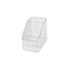 Striped cosmetic storage box [three-compartment design]