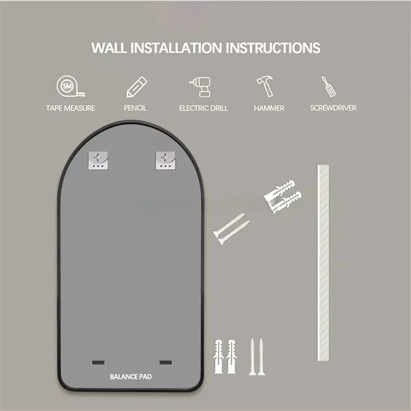 product aluminium alloy frame mirror modern nordic room wall mirror bedroom living decorative mirror-4