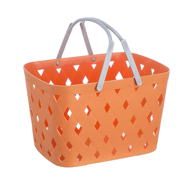 Корзина для белья органайзер грязной одежды пластиковая корзина хранения корзины из полиэтилена с ручкой в ванной