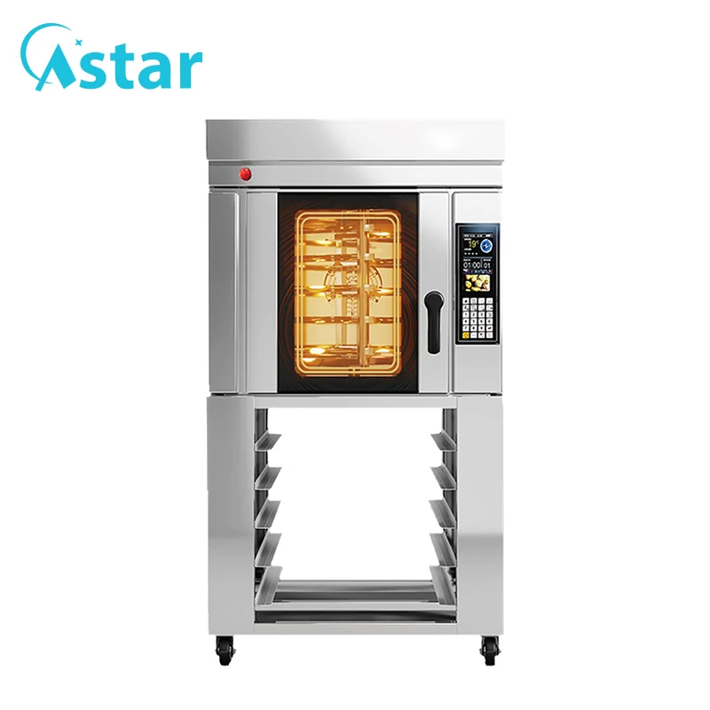 Commercial Rotary Baking Oven Electric Rack Oven for Large Scale Production Bakery With 5 Trays
