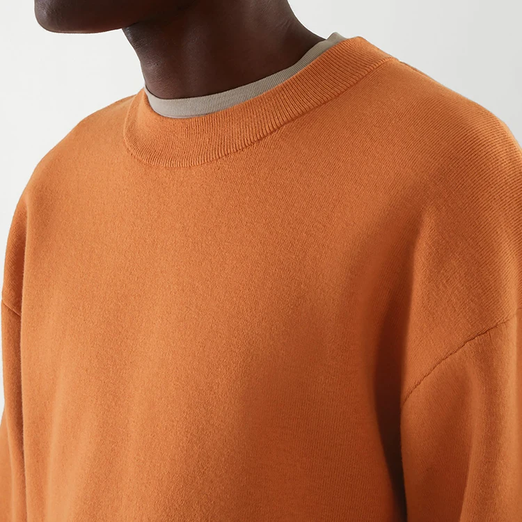 ASOS DESIGN oversized sweatshirt in bright orange