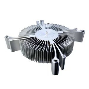 Custom CNC Machining and Manufacturing Customizable Rectangular Aluminum Heat Sink for Precision Cooling PC LGA