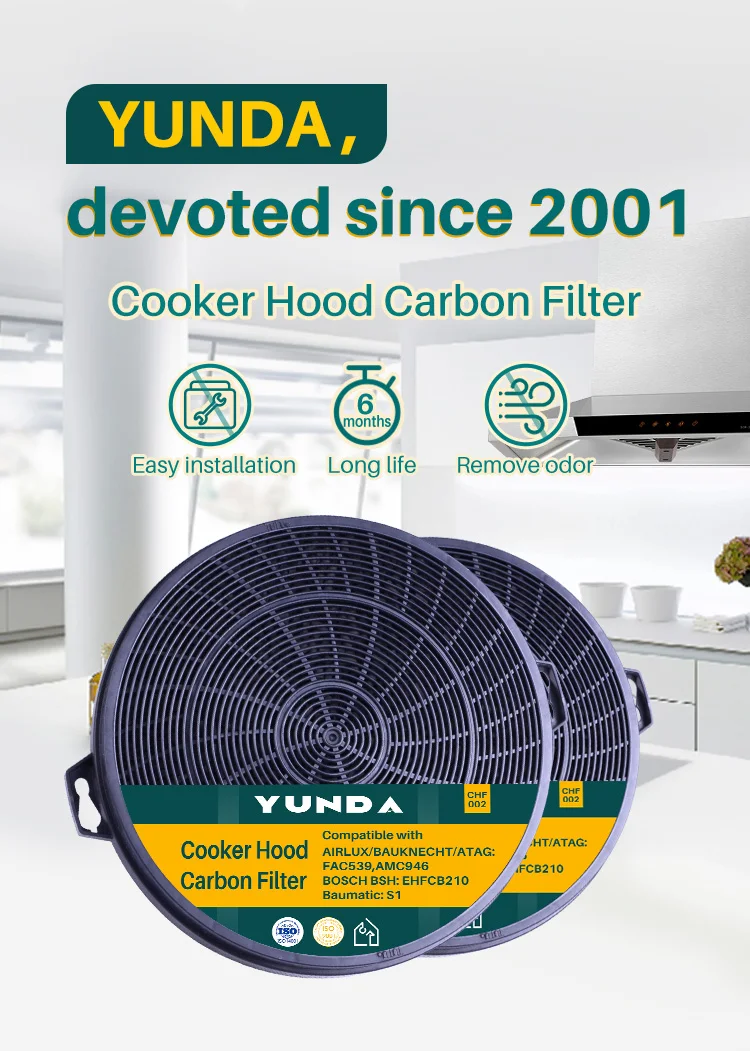 Kitchen Chimney Hood Activated Carbon Filter Universal Cooker Hood