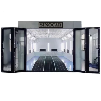 38KW Luxury 9m Automotive paint booth Car spray booth Painting room Auto baking oven for sale