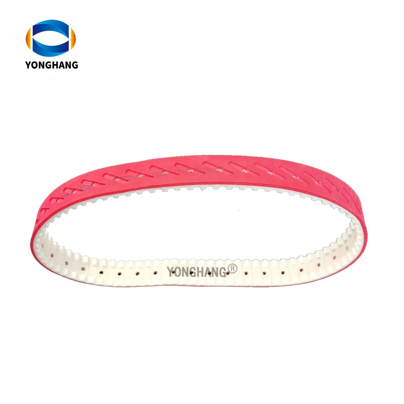 Vertical Form Fill Seal Packing Machine Various Hole Types  Rubber Coating Vacuum Pull Belts Transport Vffs Timing Belts