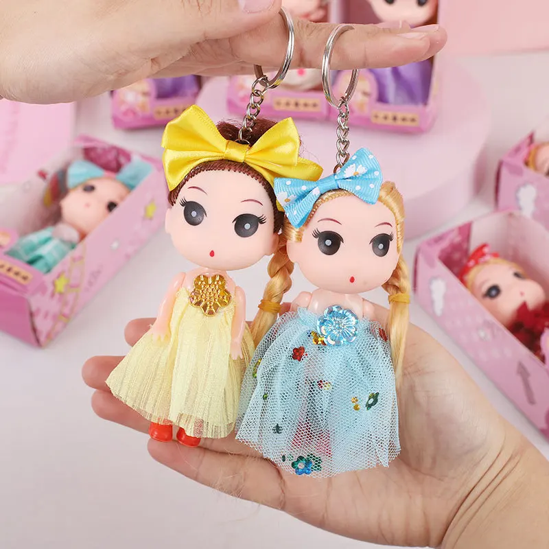 Shop Cute Model Free Collocation Keychain Girl 12cm Dolls