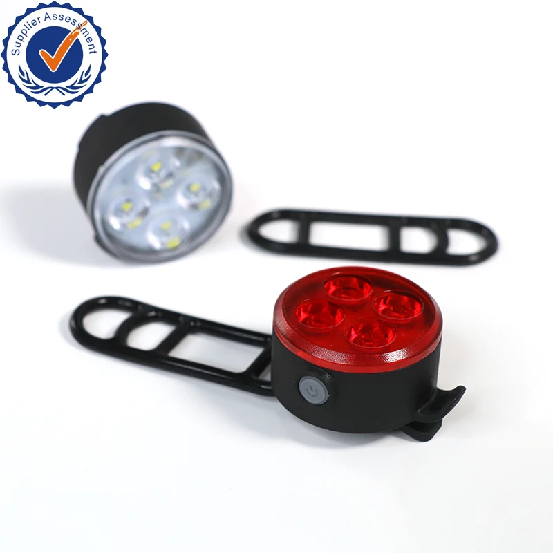 Ridefixing Mini LED Bicycle Tail Light Usb Ladbare Bicycle baklys Vassfast tryggleik advarsel Bicycle Light