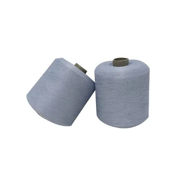 Luster comfort biodegradable antibacterial negative ion far infrared bamboo fiber yarn for weaving