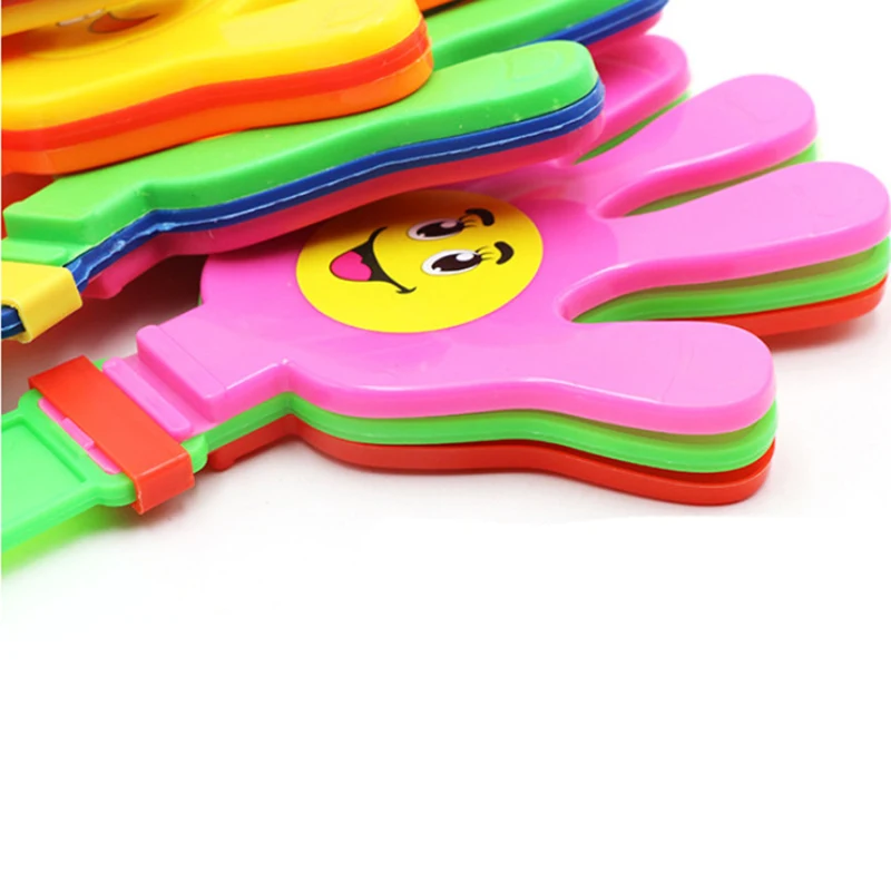 
 Пластиковая Веселая Хлопушка в форме руки для шумоподавления спортивных мероприятий или концертов с наклейкой с вашим логотипом  