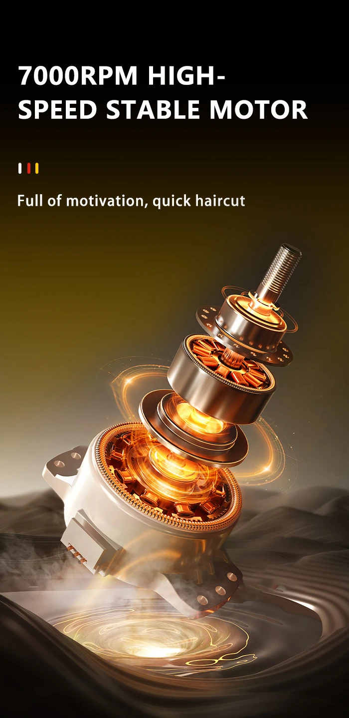 Kemei KM-1781 Professional Rechargeable Hair Trimmer description image 5