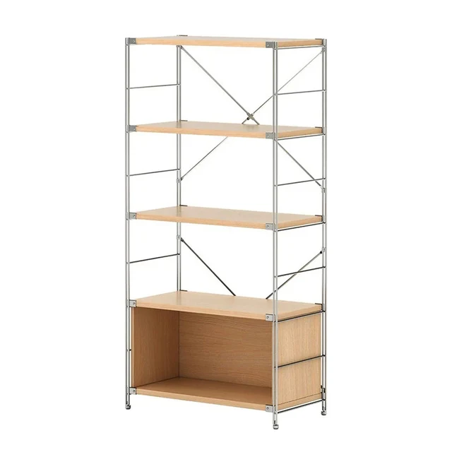 Hot Sale New Type Multifunctional Multi-layer shelving With Wooden Board Storage Rack